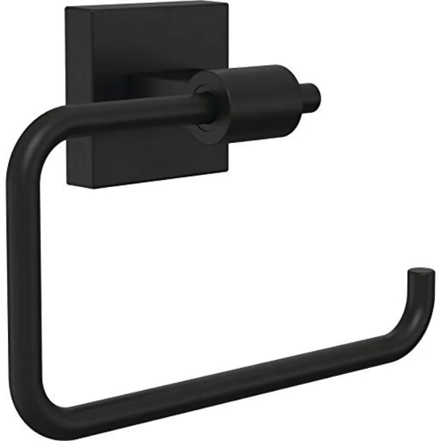 Toilet Paper Holder European Style Matte Black Wall Mount Single Post Maxted Bathroom Accessories