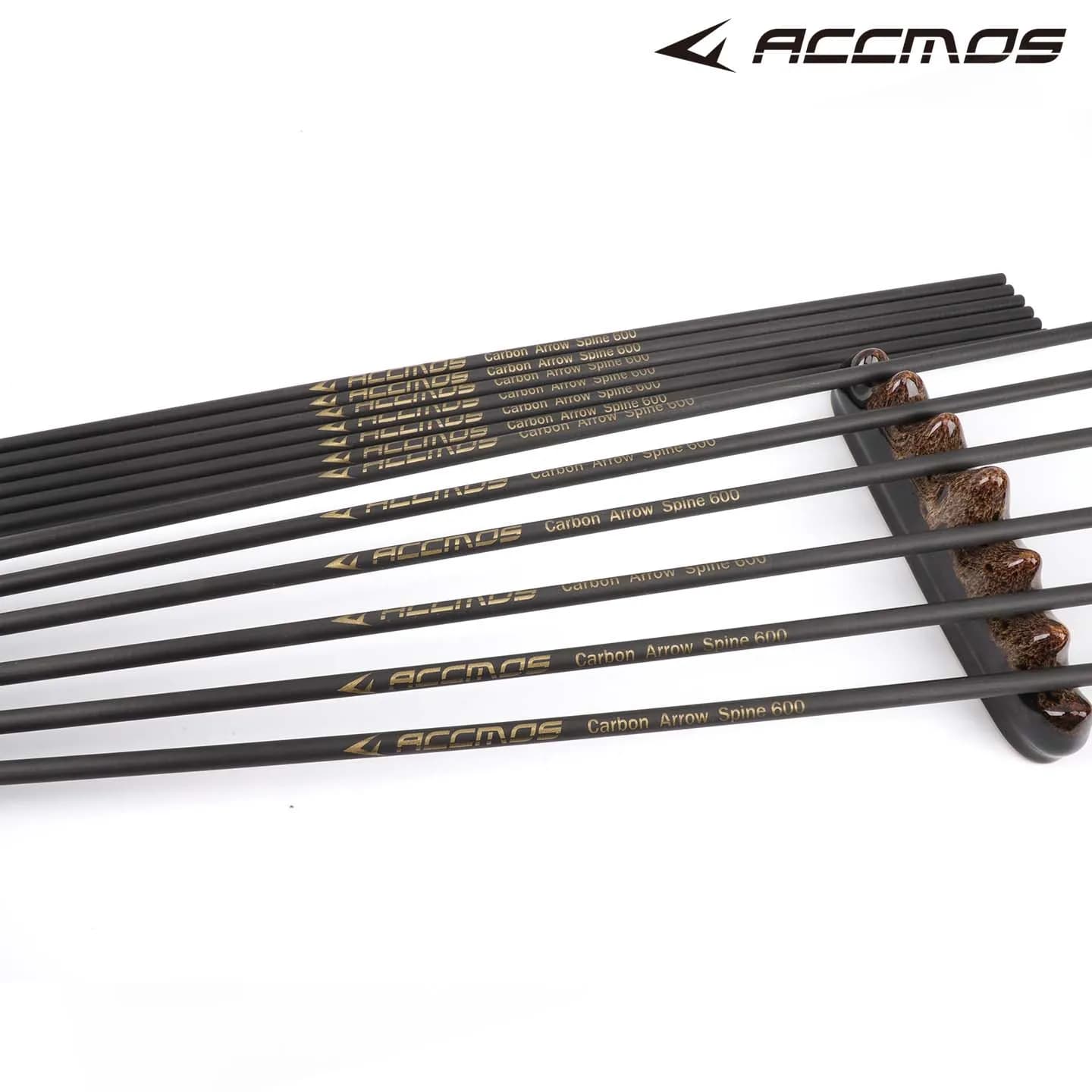 12/24 pezzi Asta per freccia in carbonio puro al 100% ID 4,2 mm con logo dorato Spine 250-1000 Tubo per freccia Fai da te per tiro con l'arco