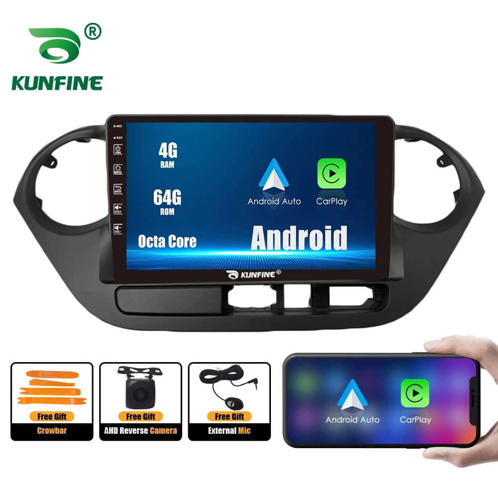 Autoradio Per HYUNDAI I10 2013-2017 2Din Android Stereo DVD GPS Navigazione Lettore Video Multimediale Carplay Android Auto BT WIFI