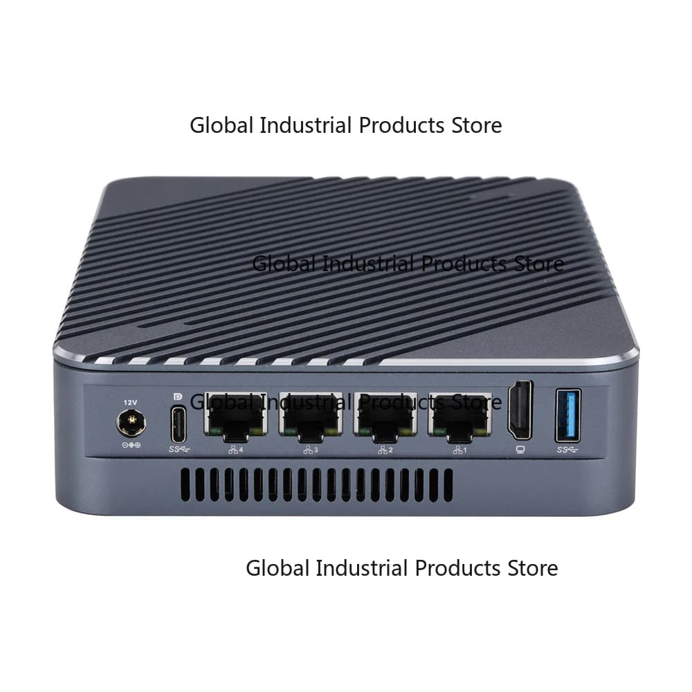 Qotom NAS Storage 4 X 2.5 Gigabit LAN Mini PC Firewall Server 4 X M.2 SSD NAS Storage Server