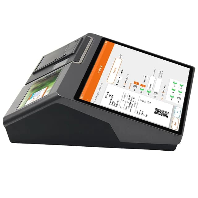 Sistema POS dal design perfetto SC-A12Pro con LED principale da 11,6/12,5 pollici-8 2° display Lettore di schede NFC Touch Screen Funzione SDK