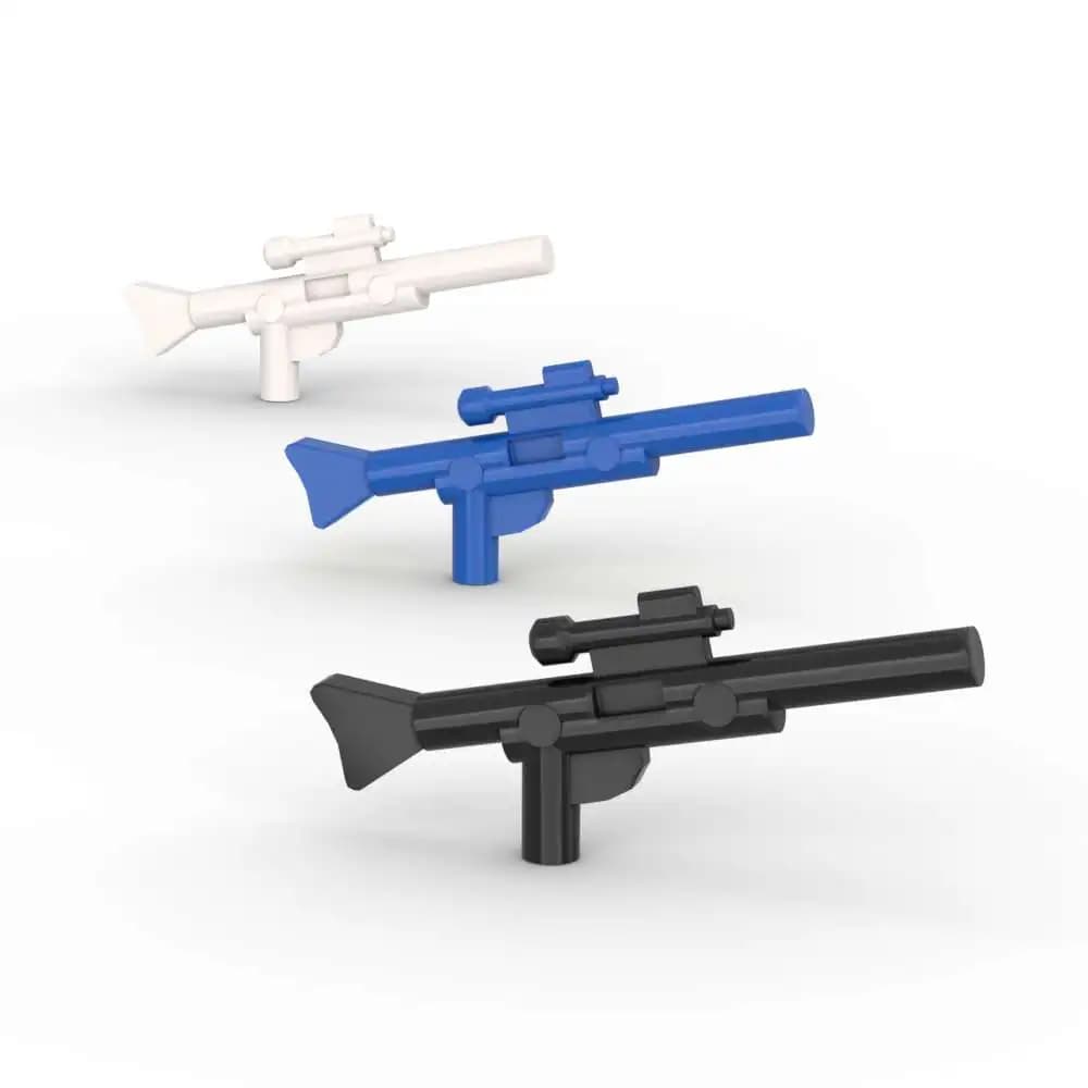 MOC 10PCS 57899 Long Gun Building Blocks Star Warrior Sniper Rifle Brick Particle DIY Assemble Puzzle Toy Children Birthday Gift