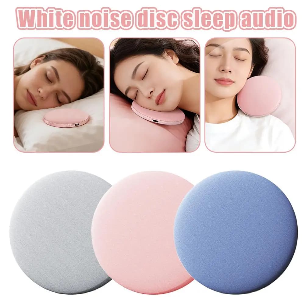 Altoparlante Bluetooth a Conduzione Ossea Ultra Sottile per Sotto il Cuscino, con Rumore Bianco e Funzione di Spegnimento Programmato per il Relax