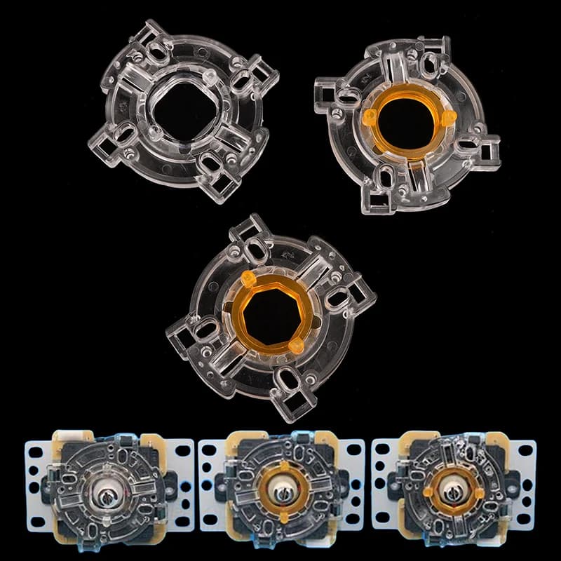 Jlf Tp 8 YT Pacchetto fai da te con joystick arcade, cancello rotondo quadrato ottagonale GT8 per giochi da tavolo con monete di comando