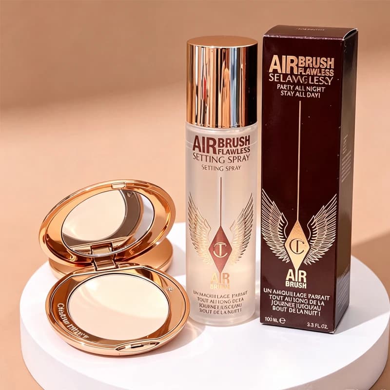 CT Makeup Setting Spray Moisturizing Oil Control Lasting Waterproof Set Pressed Powder Natural Cosmetics Blusher Air Cushion Pen