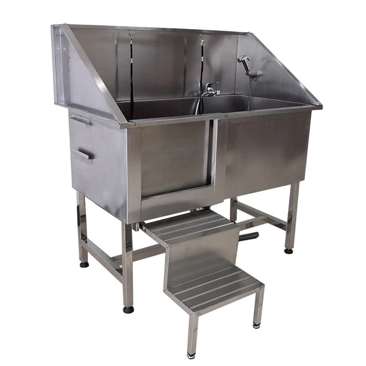 LIZE PET Stainless Steel Grooming Bathtub Dog For Pet Grooming Table Sustainable Anti-Slip Dog Wash Station