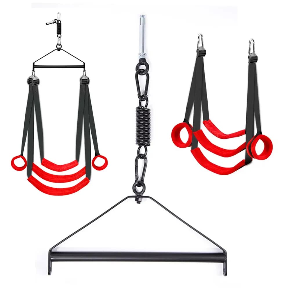 Mobili sessuali portatili, altalena sessuale sospesa, cuscino morbido, comodo attrezzatura BDSM per bondage, distenditore per gambe, giocattoli sessuali per coppie e donne
