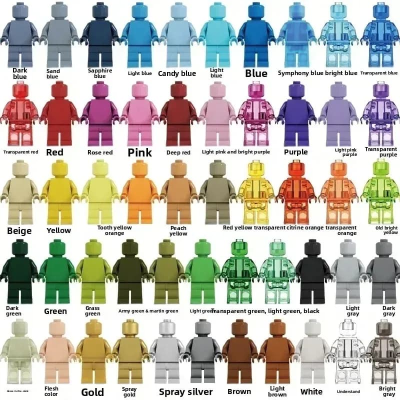Giocattoli da costruzione per bambini, mini bambole, bambole umanoidi, personaggi dei cartoni animati, regali di compleanno, giochi educativi per bambini.