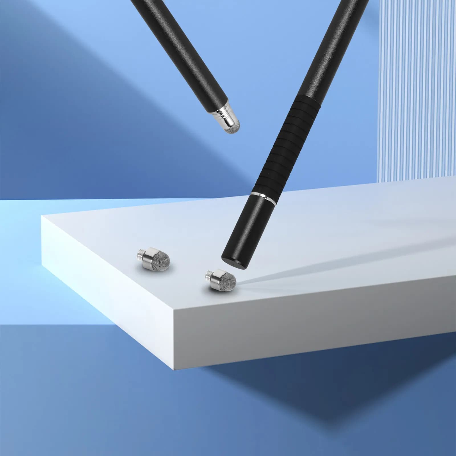 Penna Stilo Universale 2 in 1 per Schermi Touch Capacitivi, Tablet PC, Disegno, Scrittura, Digitazione, Utilizzo con Guanti