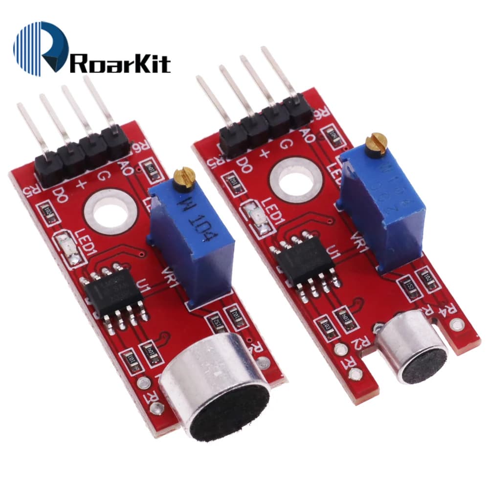 Modulo di rilevamento del sensore audio vocale del microfono 1/5/10PCS per sensori di uscita digitale analogica Arduino AVR PIC KY-038 KY-037