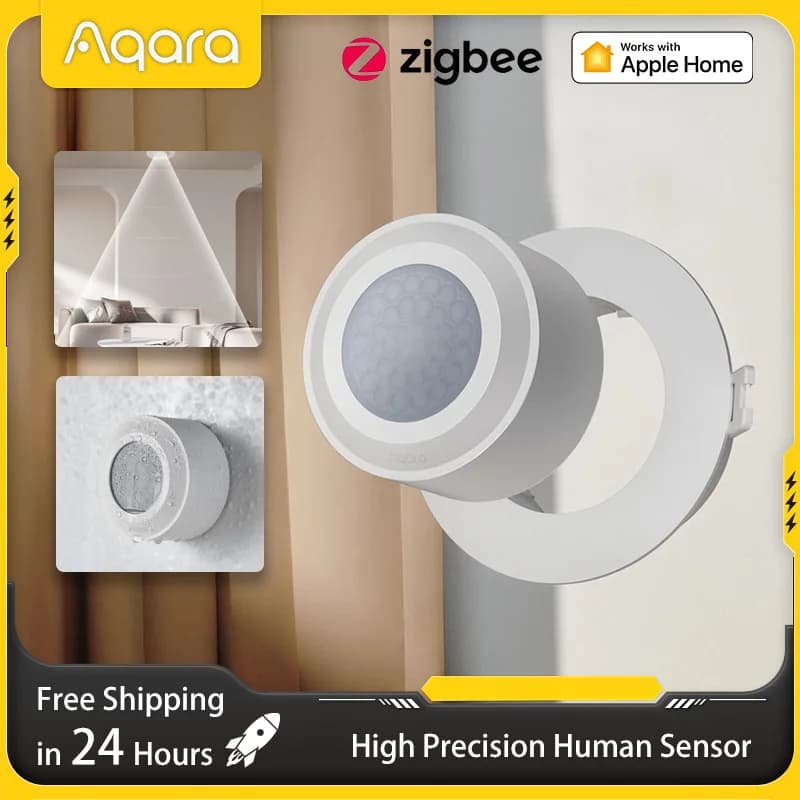 Sensore umano originale Aqara ad alta precisione ZigBee 3.0 Sensore corpo Movimento Connessione movimento wireless IPX5 Impermeabile per Aqara