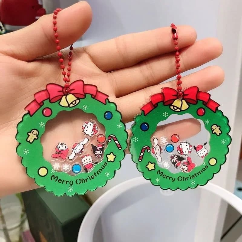 Giocattoli Kawaii HelloKitty Kuromi Cinnamoroll, Giocattoli Oscillanti Sanrio, Portachiavi, Ciondoli in Acrilico, Decorazioni per Borse, Regali