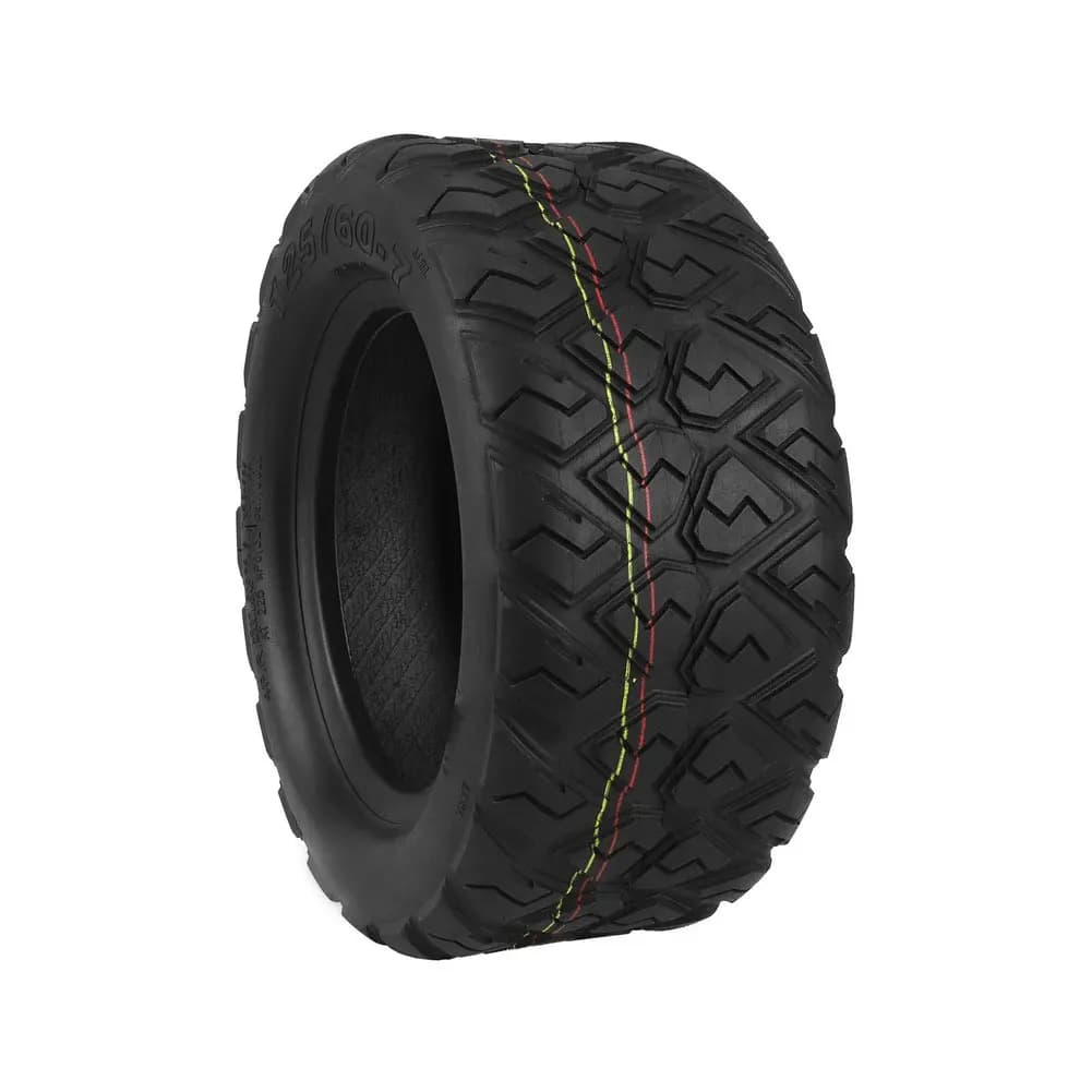 Pneumatico Fuoristrada Tubeless con Battistrada Diamantato 125 60-7 per Scooter Elettrico Dualtron XDTX, Ricambio Ruota in Gomma per Tutti i Terreni