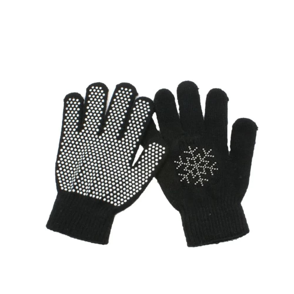 Non-Slip Skating Gloves Palm Protection With Gel Figure Skating Gloves Stretch Winter Warm Skating Mittens Ice Sports