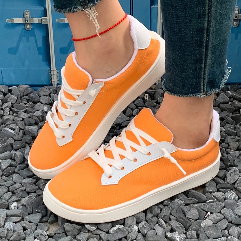 Couple of Women's Casual sneakers, Stroller Shoes, Student Running Shoes, New Model Spring 2026 in Red, Black, Coffee Color, Pink Red, Orange, Pink, Low Shoes, Comfortable Soft Sole, Round Toe, Slip-On, Valentine's Gift, Fashion Travel Shoes for Couples