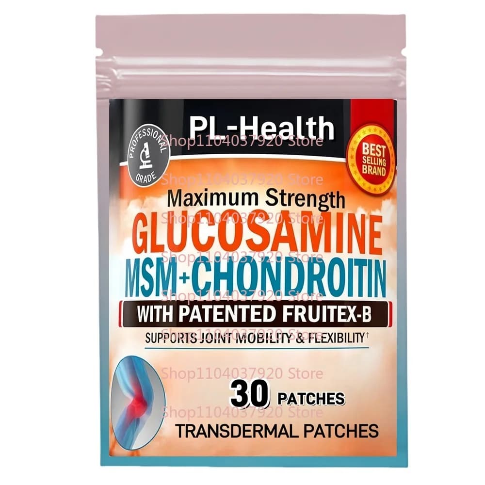 30 patches Glucosamine Condroitin Transdermal patches with collagen peptides, joint support for hyaluronic acid resistance