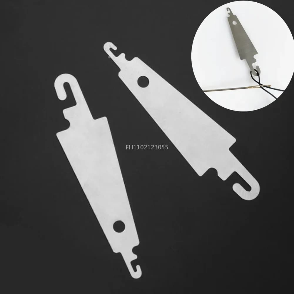 10 pezzi infila aghi per occhi grandi in metallo ricamo punto croce strumenti per infilare cucito fai da te accessori per ricamo croce
