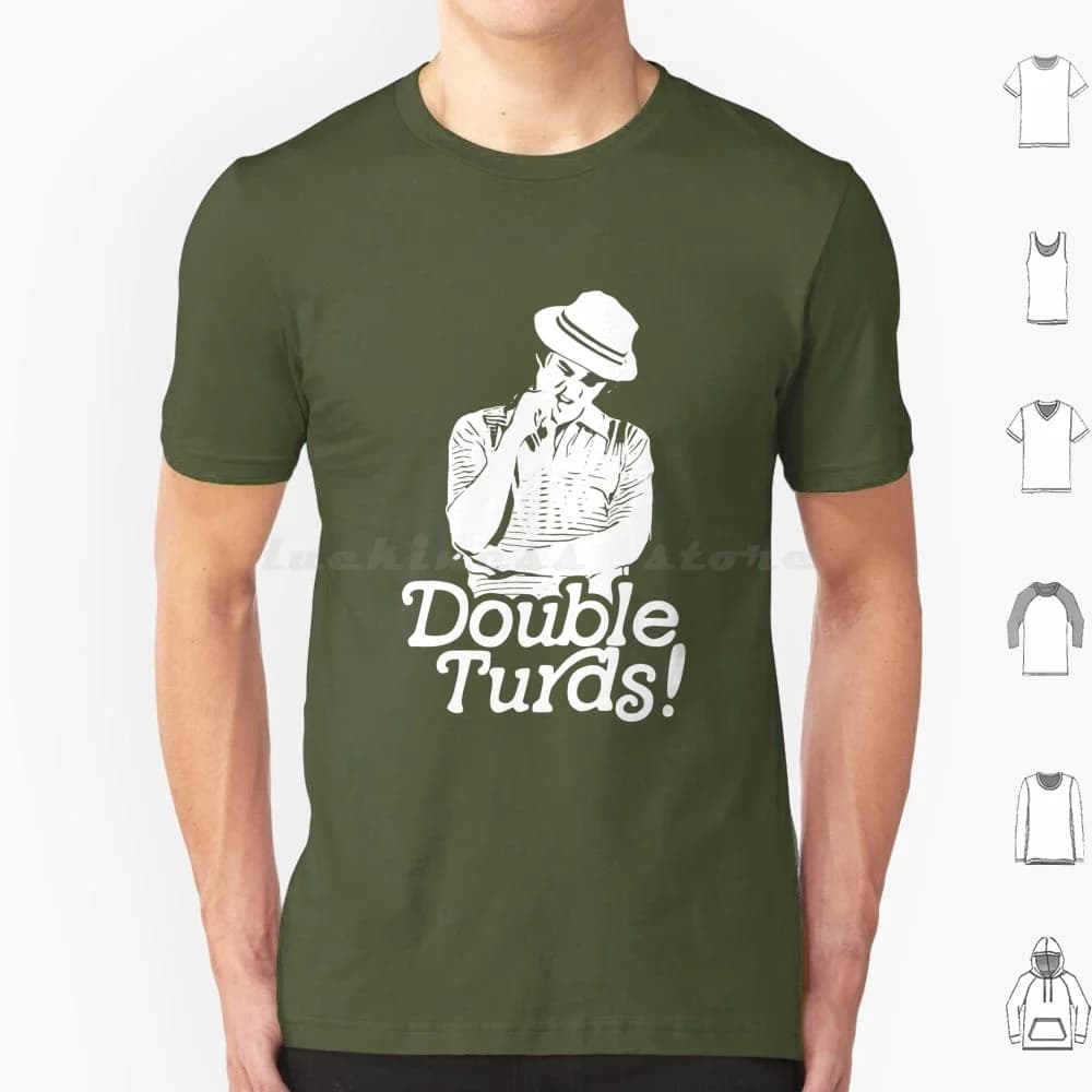 Spaulding Smails Double Turds! Caddyshack Golf Quote T Shirt 6xl Cotton Cool Tee Gunga Galunga Caddyshack Carl Spackler