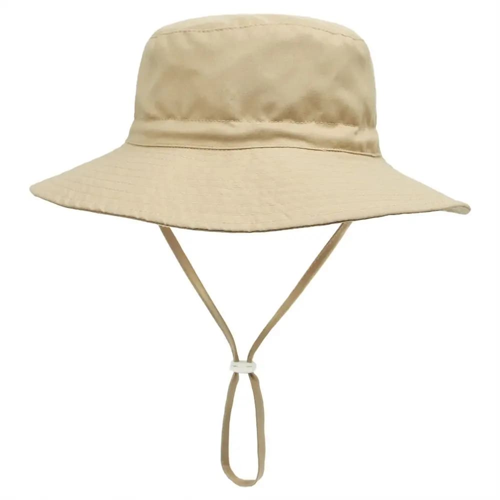 Baby Accessories Anti UV Cotton Neck Ear Cover Breathable Newborn Bucket Hat Baby Beach Caps Infant Cap Summer Baby Sun Hat