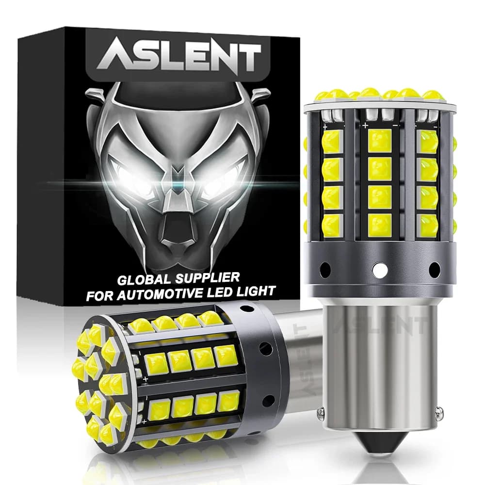 2 pezzi luci a LED per auto BA15S P21W 1156 BAU15S PY21W 1157 BAY15D 44*3030SMD Canbus indicatori di direzione posteriori anteriori 7440 7443 W21/5W 12V