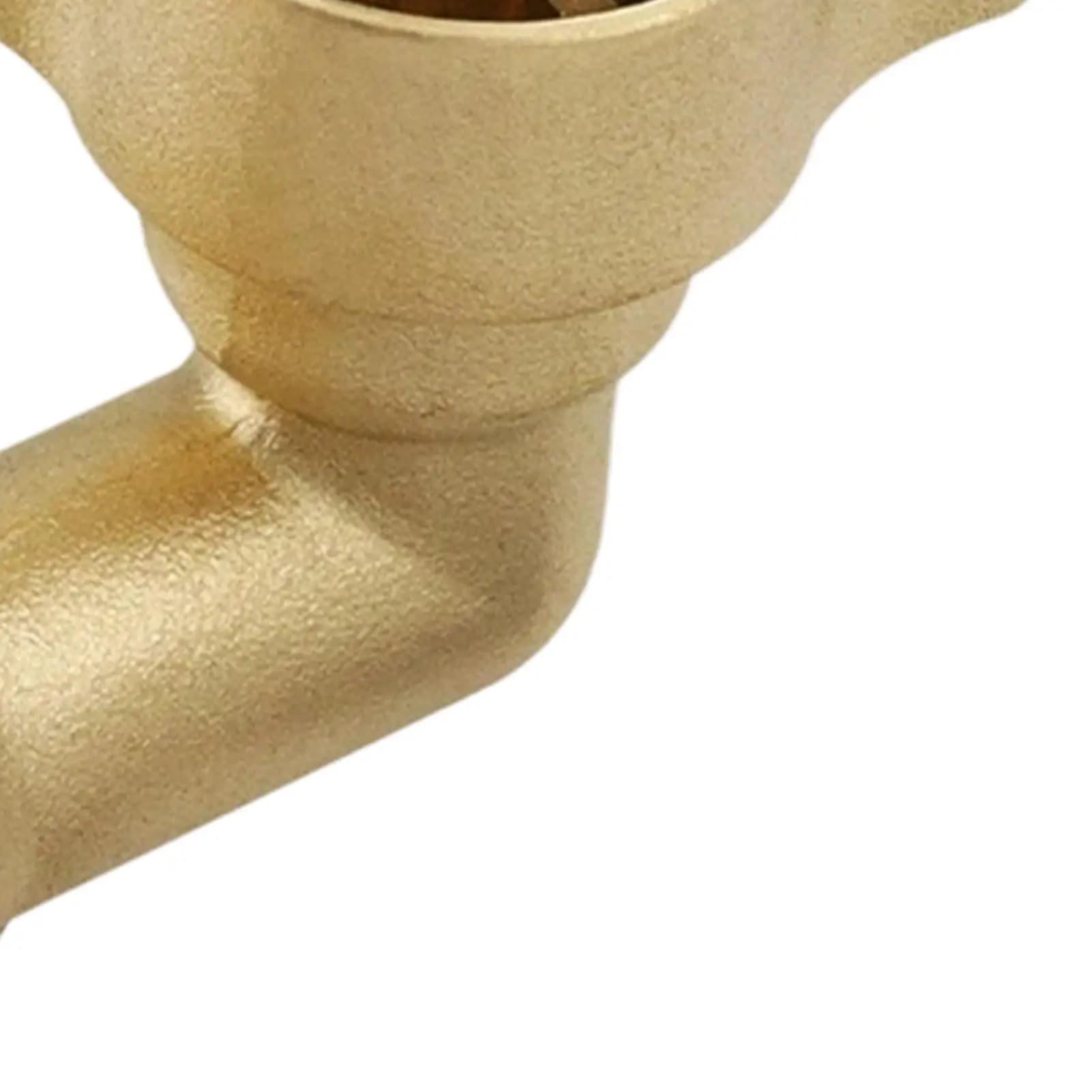 Adattatore per Tubo da Giardino in Ottone, Raccordo a Gomito a 90 Gradi Anti-Perdita, Connettori per Tubi da Giardino per Riparazione Fognature, Lavelli e Irrigazione Esterna