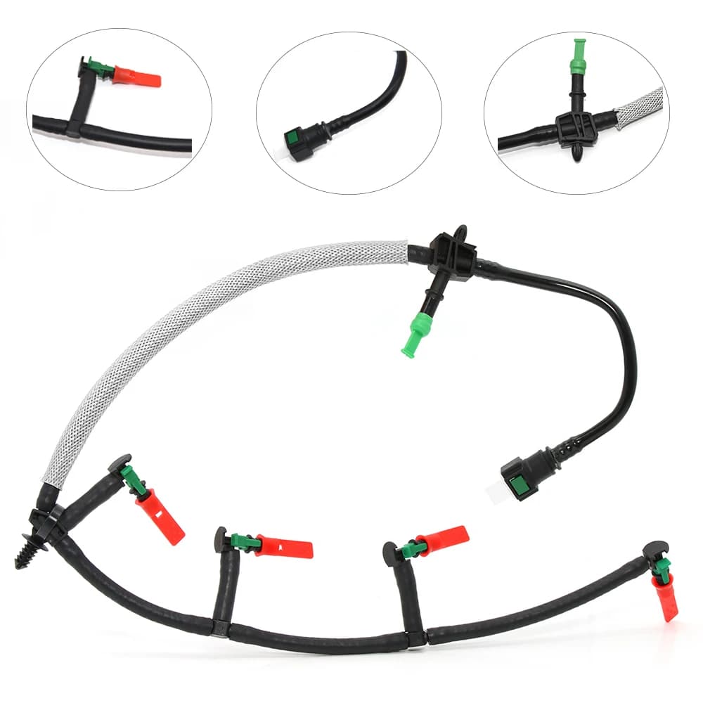 Ricambi Auto iniettore ritorno carburante perdita fuori tubo tubo del carburante tubo di montaggio OE: muslimate 1761932 per Ford Transit