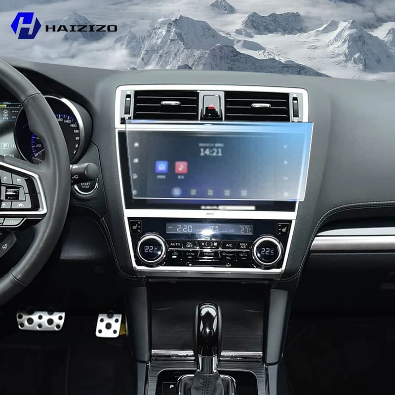 Per Subaru Outback 2015-2019 Interni auto Protezione schermo opaca console Navigazione GPS Scena LCD Pellicola TPU Resistente ai graffi