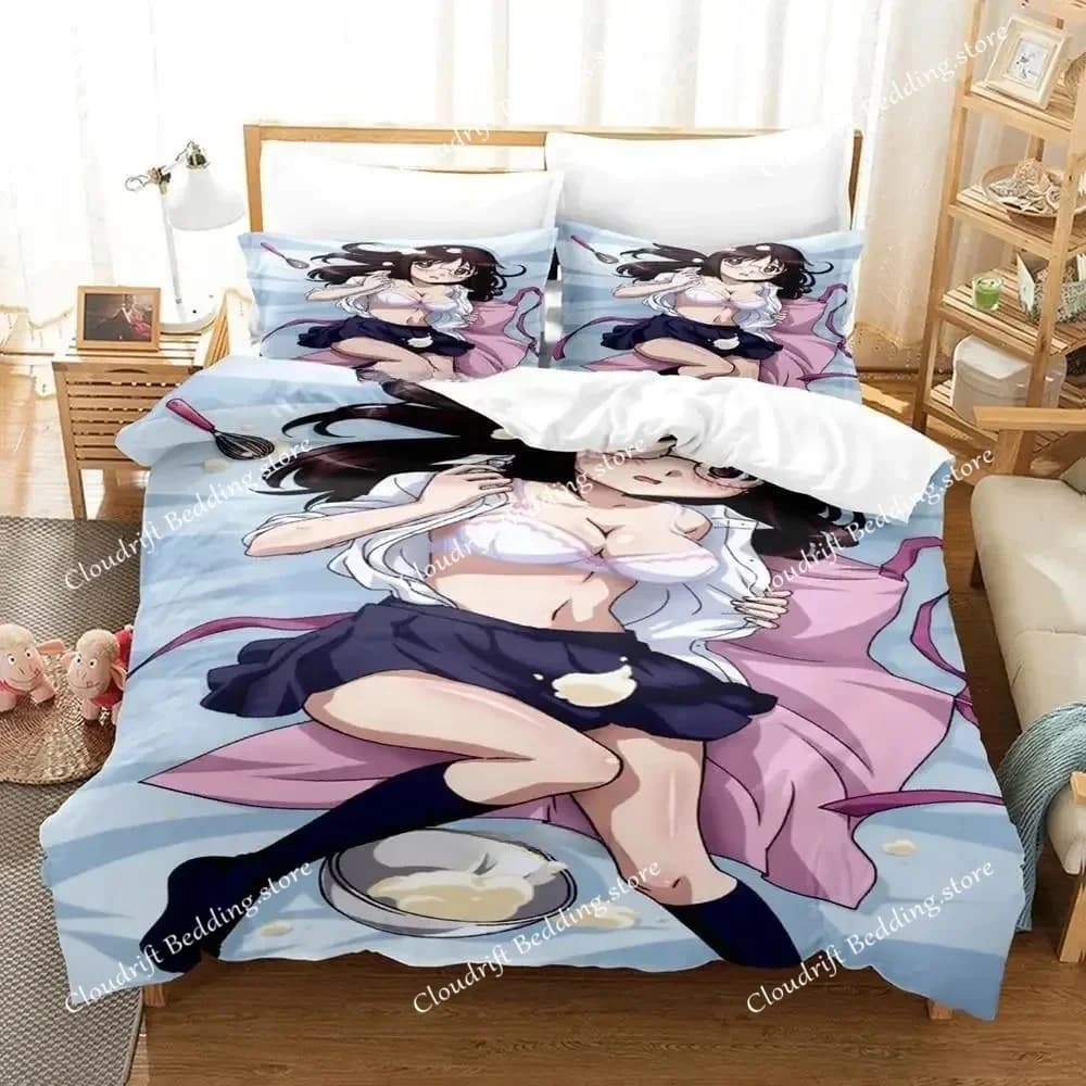 Set di Biancheria da Letto B Gata H Kei, Singolo, Matrimoniale, Queen, King Size, per Adulti e Bambini, Set Copripiumino con Stampa 3D Anime
