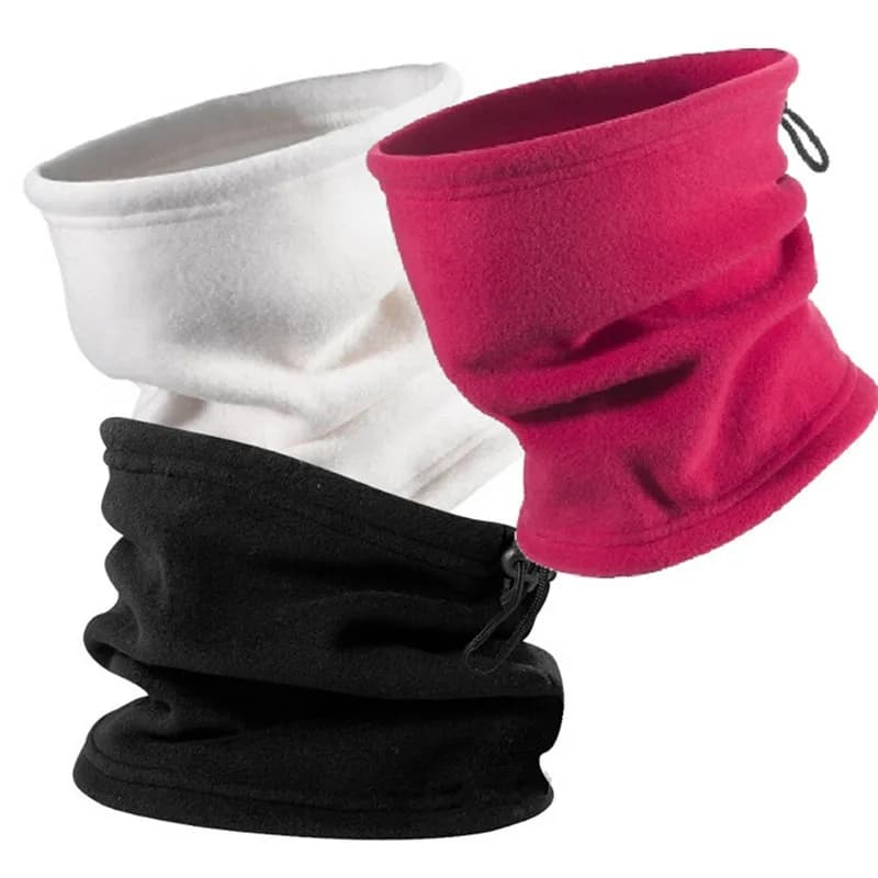 Polar Fleece Strap Snood Cappello Skiwear unisex Snowboard Mask Winter warmer outdoor cycling