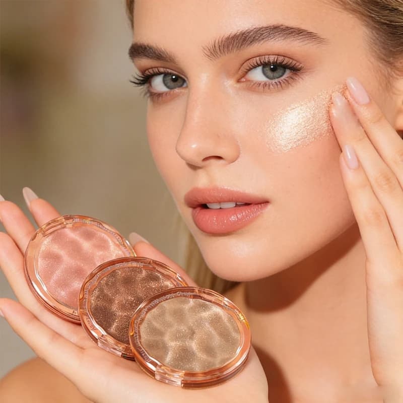 Fango artistico lucido effetto luce e ombra, impermeabile e resistente al sudore, brillante a lunga durata, adatto per viso e corpo, regalo per le vacanze