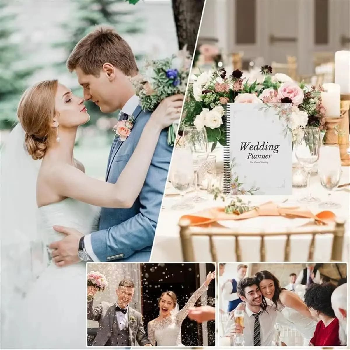 Nuovo agenda per matrimonio, agenda per matrimonio, taccuino con copertina rigida, organizer per fidanzamento, per spose di coppie appena fidanzate