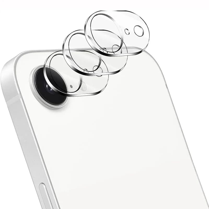 3 Pieces Clear Camera Lens Protector For iPhone 17e Back Camera Screen Protector Lens Tempered Glass For Apple iPhone 17e 16e