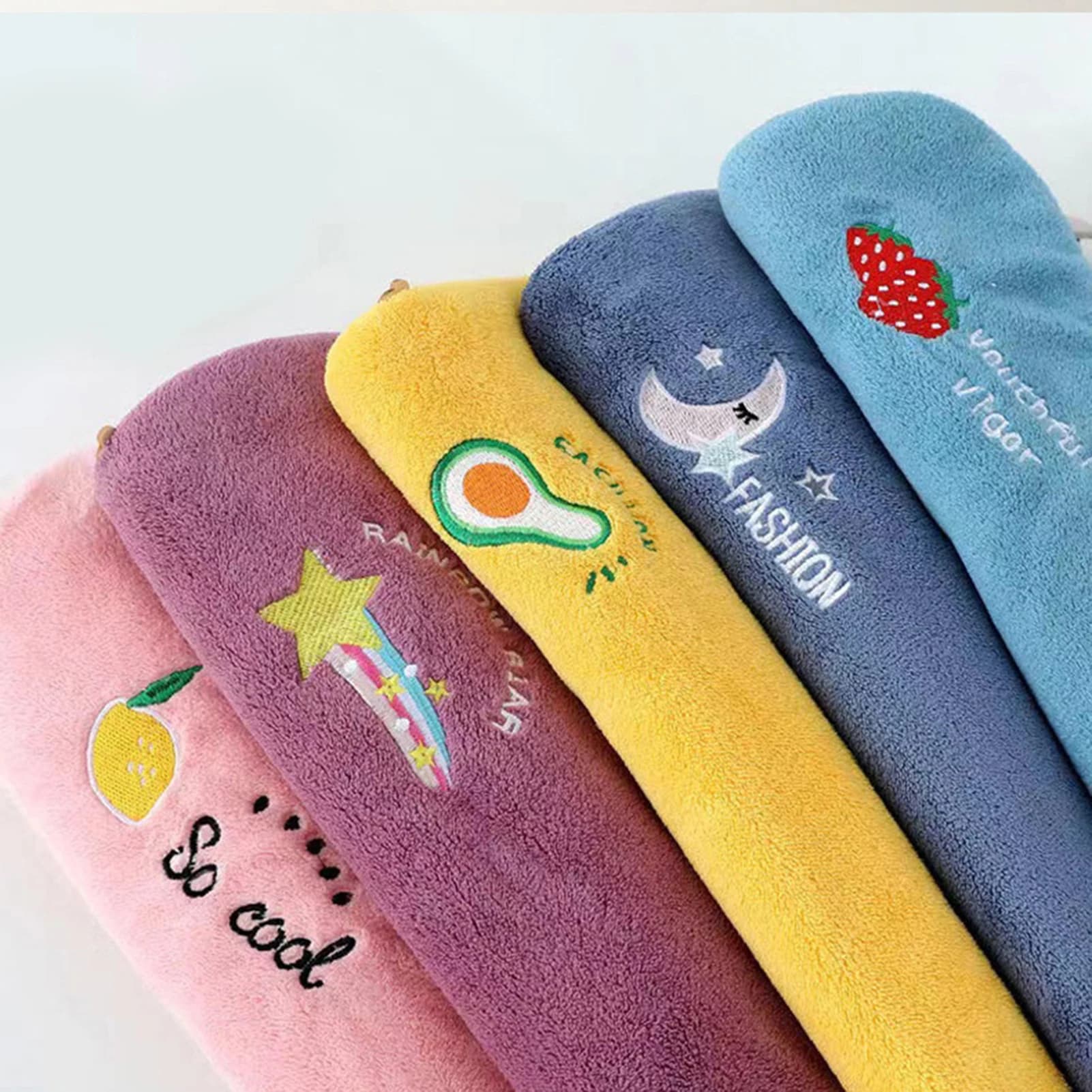 Bathroom head for dry hair with water absorption Towel for quick drying hair Be soft without hair loss Super strong water absorption