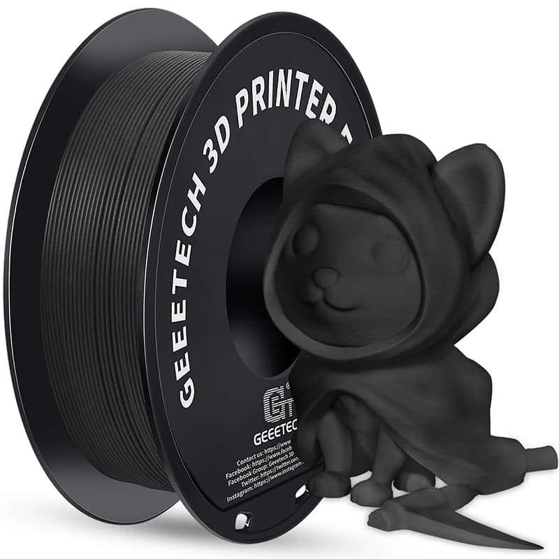 Filamento per stampante 3d Geeetech PLA opaco plastica 1kg 1.75mm, senza grovigli, materiali di consumo per stampa 3d, imballaggio sottovuoto, spedizione veloce