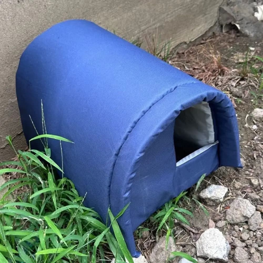 Cuccia per cani universale calda per animali domestici, antivento, impermeabile, per esterni, per gatti, addensare, design sollecitato, cuccia per cani da esterno