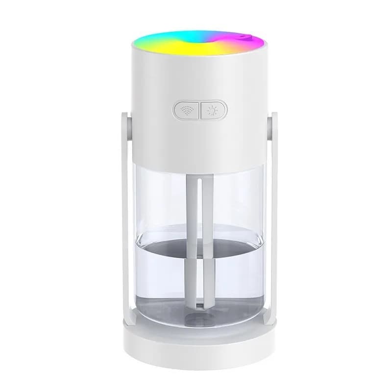 Umidificatore a Proiezione Cielo Stellato JC con Testa Girevole, USB, Piccolo, per Auto e Casa, Nebulizzatore d'Acqua da Scrivania Silenzioso, Purificatore d'Aria per Animali Domestici