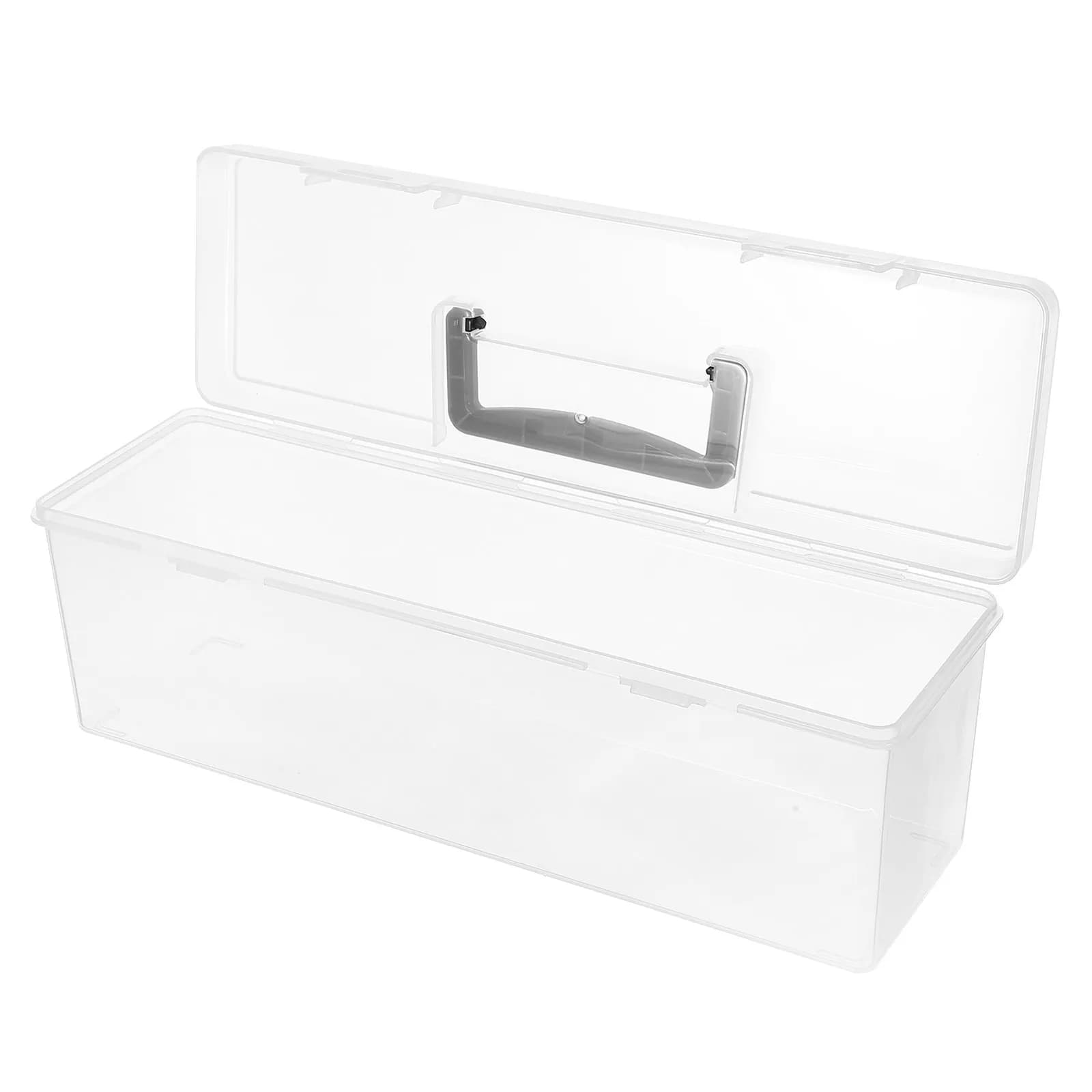 Garden Seed Organizer Box Plastic Portable Compact Transparent Storage Case for Vegetable Flower Herb Seeds Home Balcony Camping