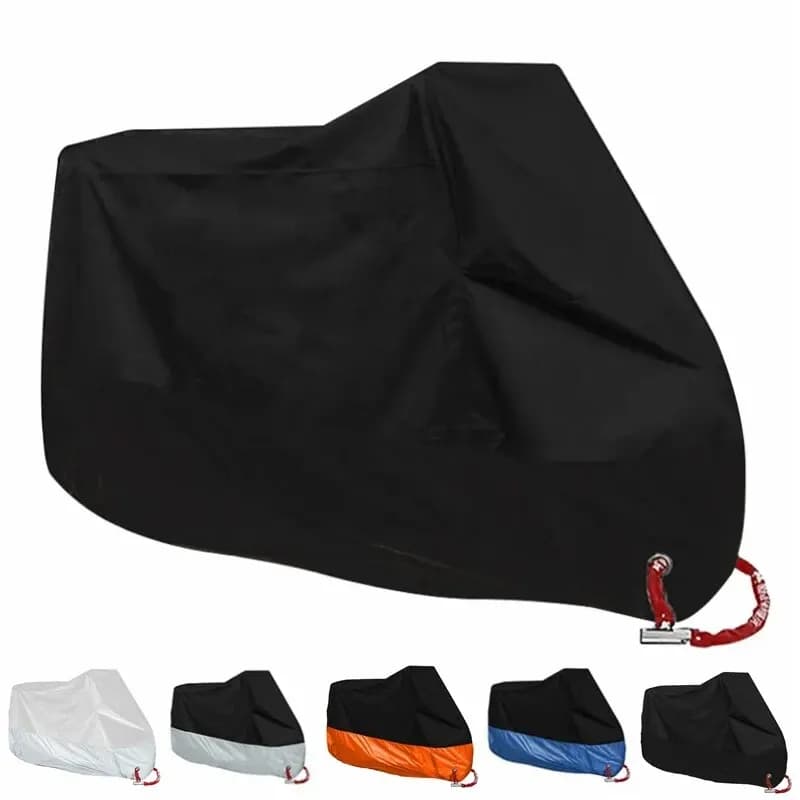Motorcycle Cover Rain Cover for Motorcycle Waterproof UV Dust Protection Motorcycle Cover for motocross scooter for indoor and outdoor for all seasons