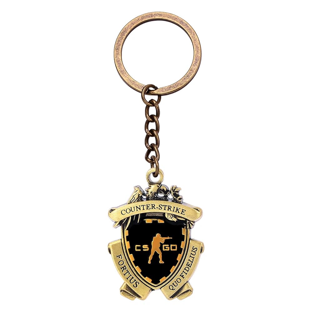 Game CS GO Medal Keychain Counter Strike Metal Pendant Keyrings For Men Accessories Fans Gift Souvenir