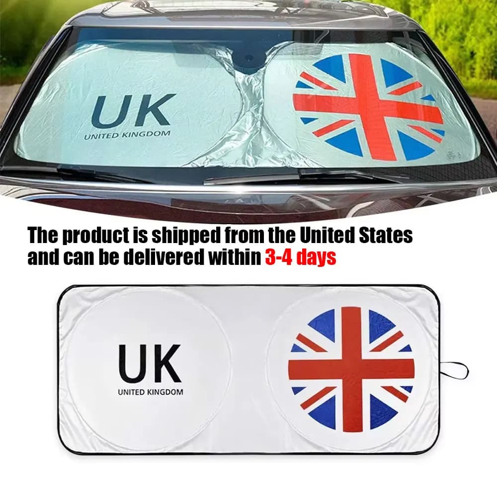 Auto Parasole Copertura Della Protezione Parabrezza Visiera Parasole Union Jack Bandiera del Regno Unito Per MINI Cooper Uno S R50 R53 R56 R60 F55 F56 R58 R59