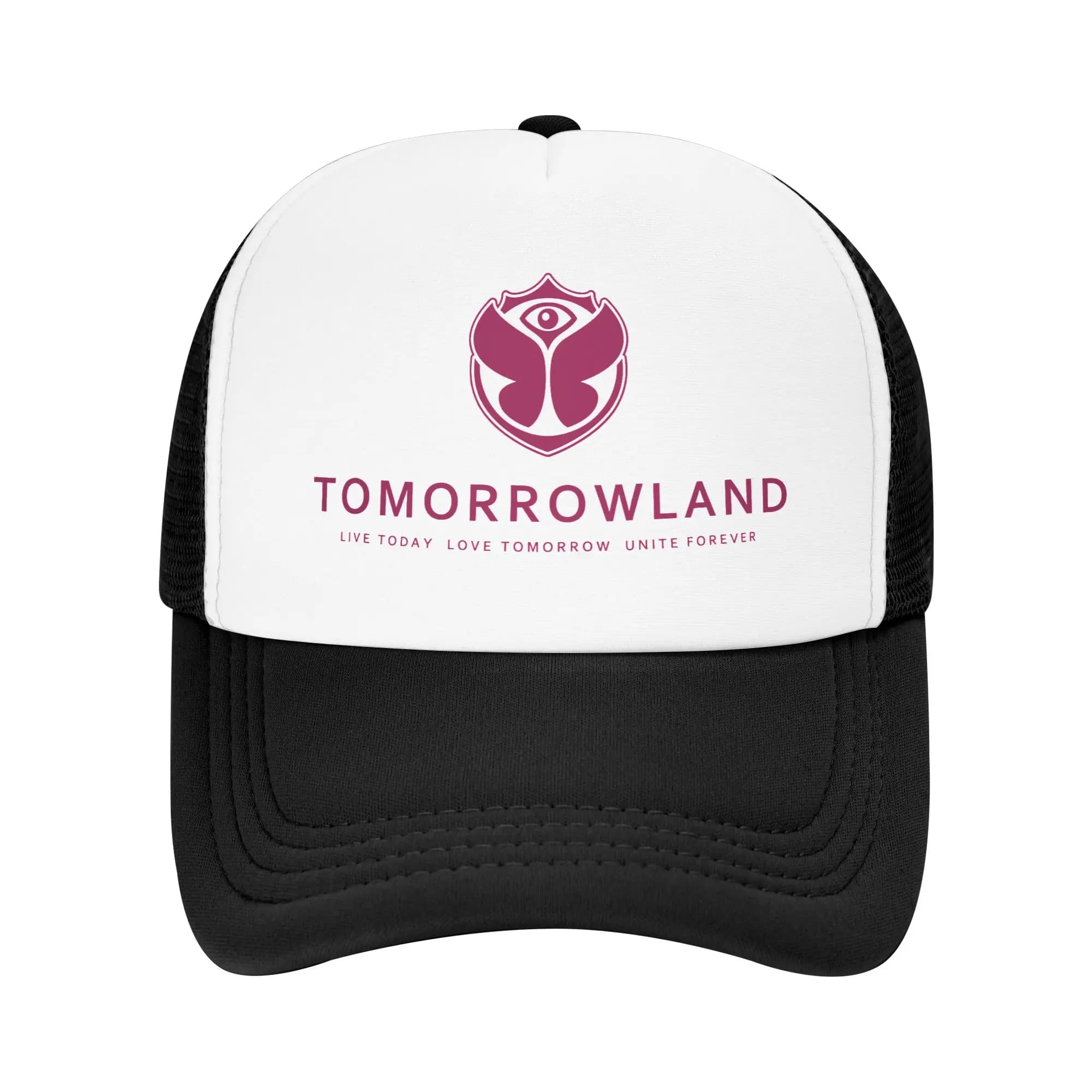 Cappellino da baseball Tomorrowland da uomo traspirante, cappello da camionista per festival di musica elettronica belga, protezione solare, cappello da camionista snapback