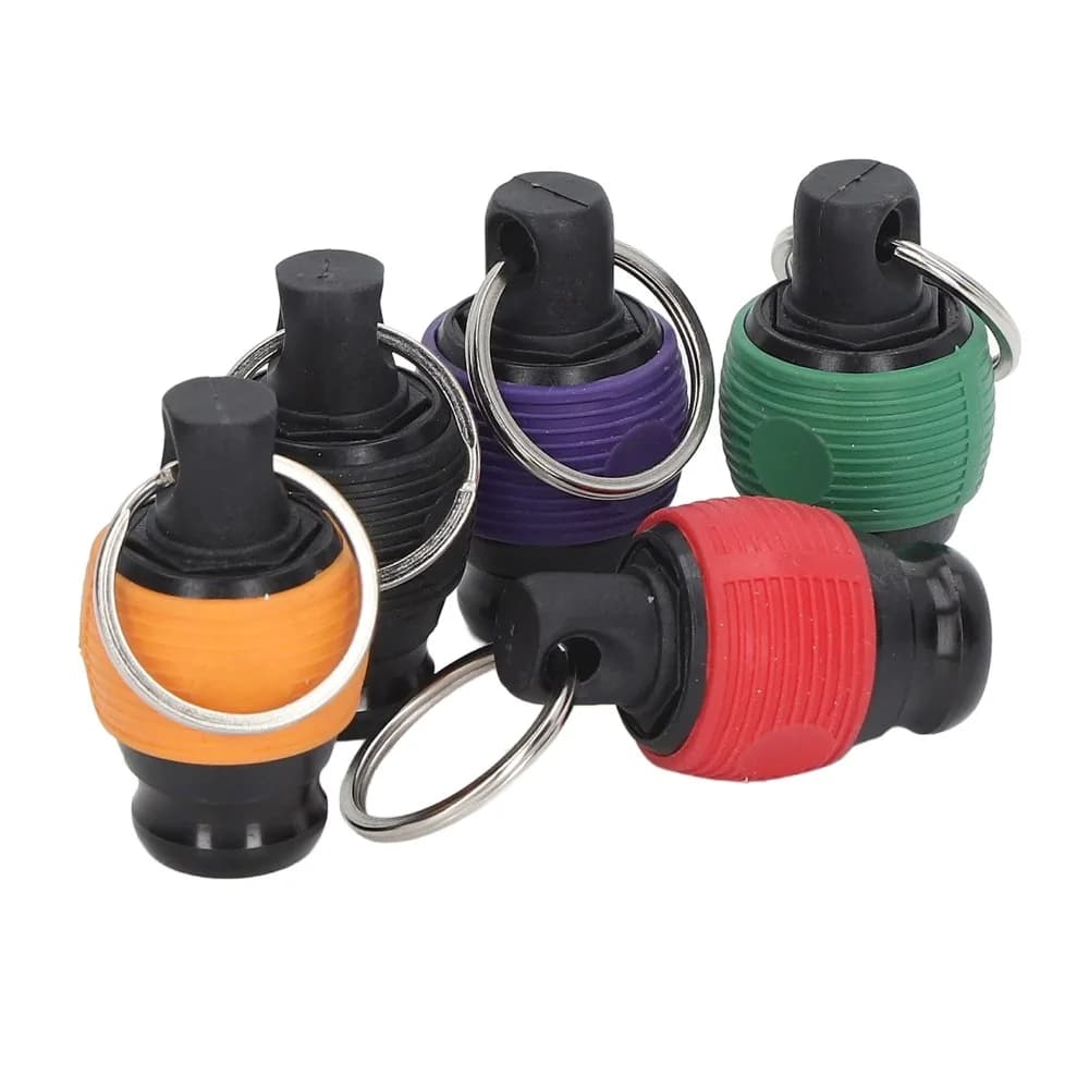 5pcs 1/4 inch Hex Shank Ball Grip Bit Holder Set 44mm Retractable Screwdriver Bit Holder With Ring Buckle Aluminum Alloy