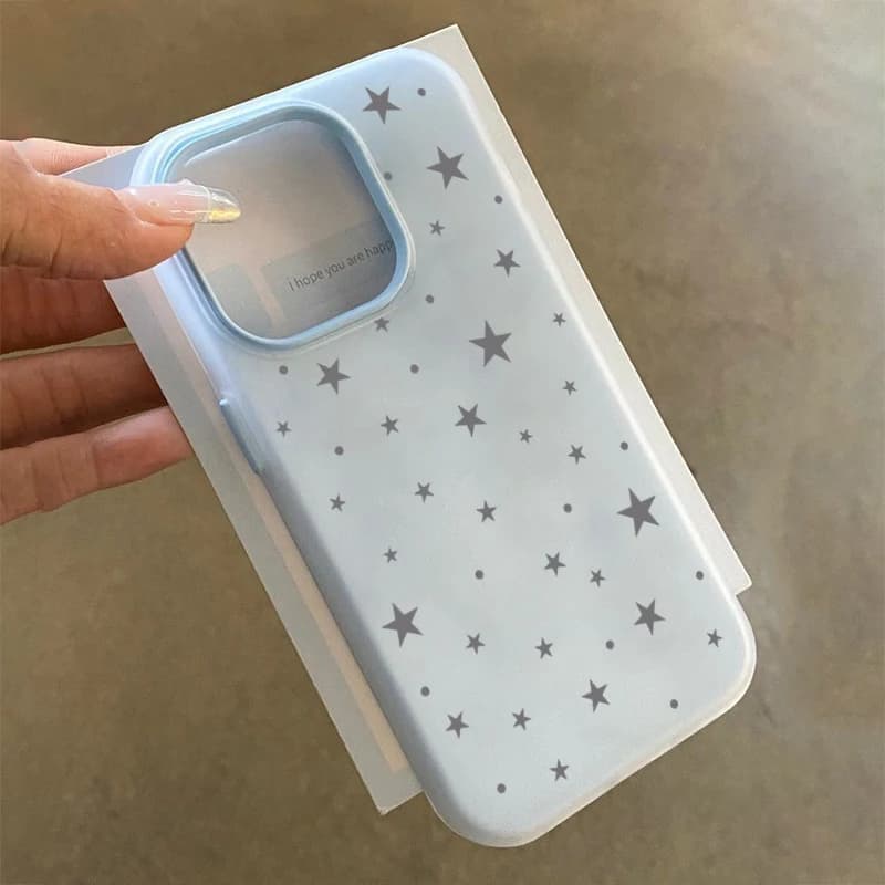 Custodia per telefono Color caramella stella adorabile per POCO X7 Shell antigoccia per Xiaomi Poco X5 X6 X7 5G M6 Pro 4G Cover opaca antiurto