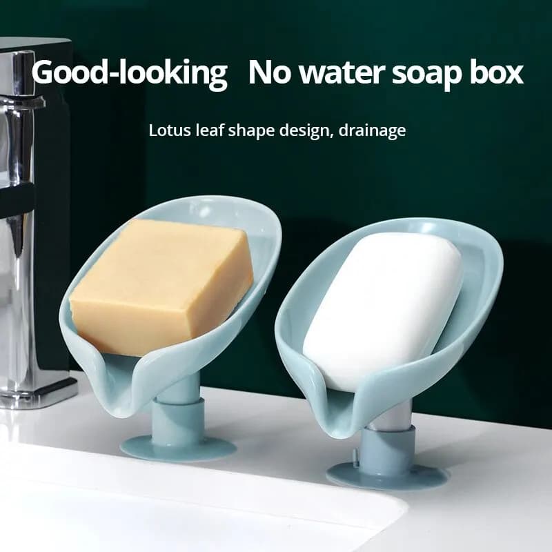 2 pezzi scatola di sapone creativo drenante portasapone senza punzone ventosa personalizzata carino scaffale per la casa artefatto da bagno