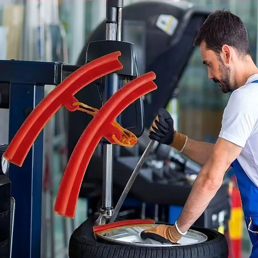 Protezione per Cerchioni in Acciaio per Auto, Moto e Biciclette, Strumento di Protezione per Cambio Pneumatici