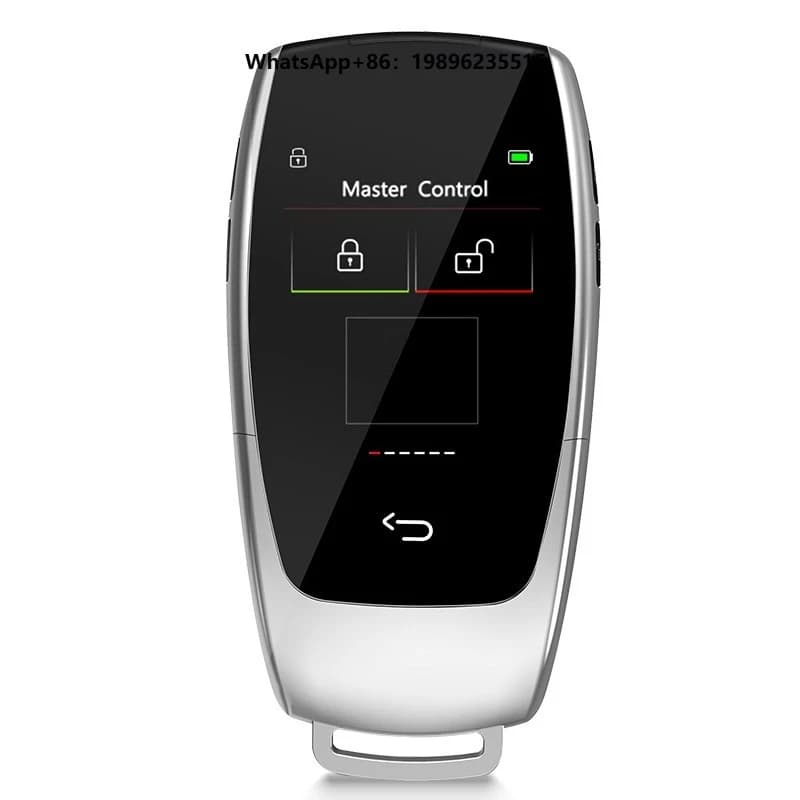 Universal Smart LCD Keyless Go Automatic Lock/Unlock Window One Button Start Remote Car Key