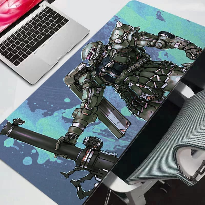Tappetino per mouse da gioco Big Mobile Suit Gundam Tappetino per mouse da gioco per computer in gomma naturale con bordo bloccabile Tappetino per mouse da gioco XXL