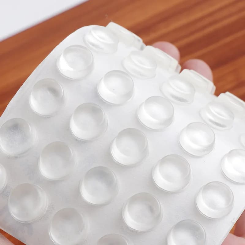KK & FING 40-50 pz/set Silenziatore In Gomma Anti-collisione Fermaporta In Silicone Cassetti Dell'armadio Paraurti Per Mobili Ferramenta