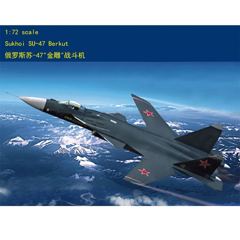 Hobbyboss 80211 Scala 1/72 Russia SU-47(SU-37) Berkut Fighter Modello Giocattolo da collezione Assemblaggio in plastica Modello di edificio Kit Hobby
