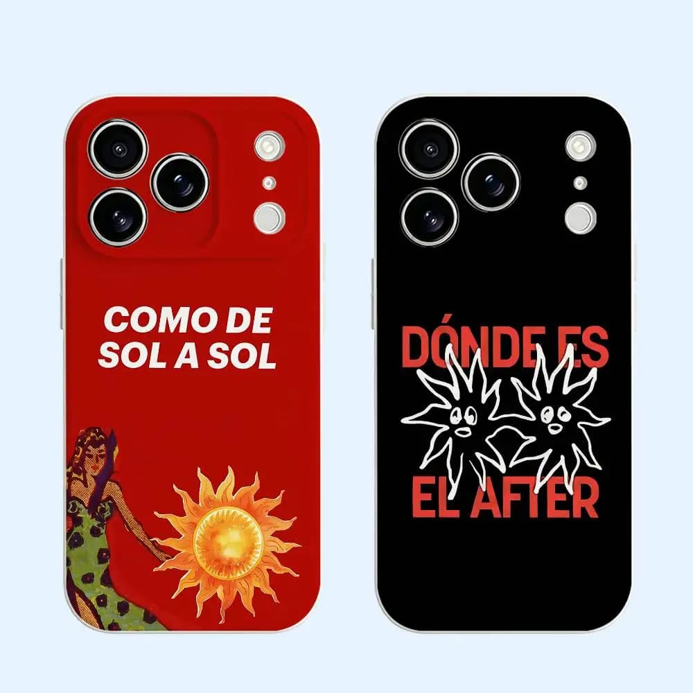 R-Rawayana Donde Es El After Black Soft TPU Case For iPhone 17 16 15 14 13 12 11 Pro Max Plus Air XR Silicone Phone Cover